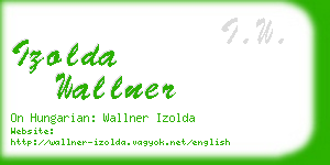 izolda wallner business card